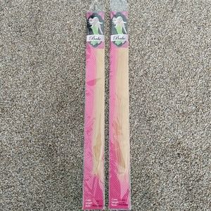 1 PACK LEFT Blonde clip in hair piece